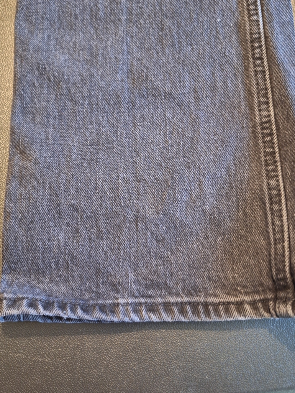 Abercrombie & Fitch Dark Blue High-Rise Straight Jeans - Picture 2 of 9